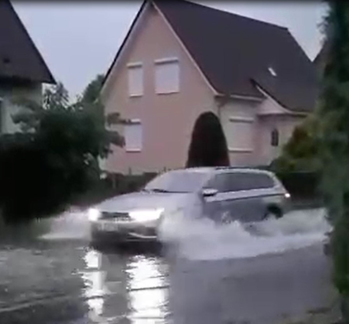 Lünzheide unter Wasser
