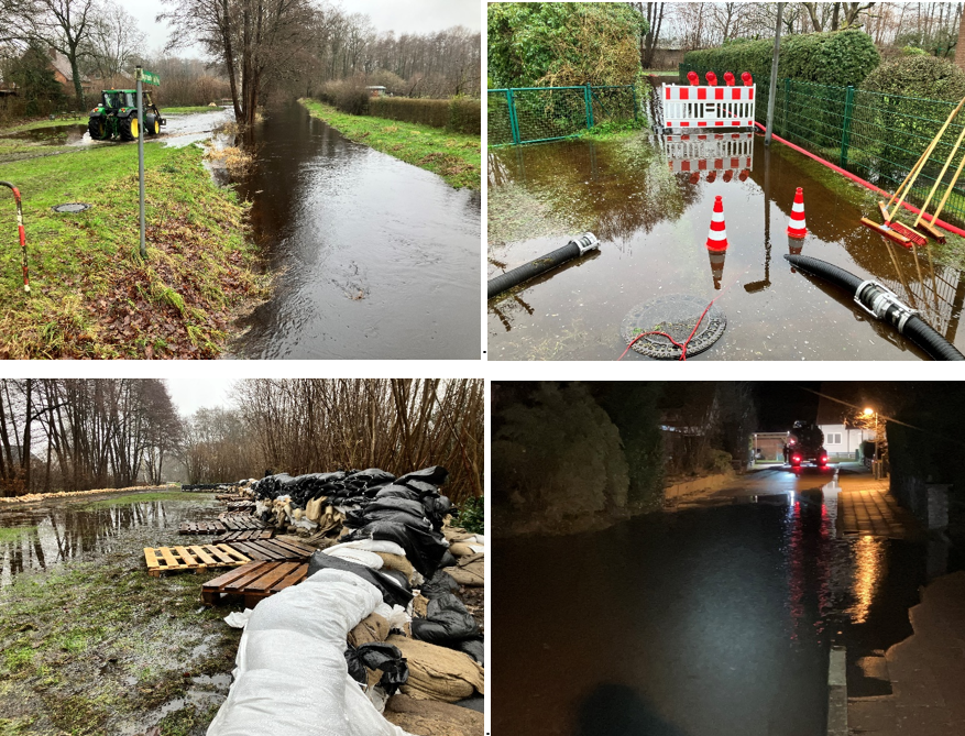 Hochwasserereignis im Zeitraum 24.12.-31.12.2024 Lünzheide und Nachbarschaft