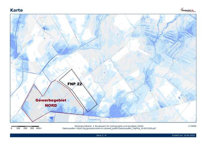 Wasserstände nach Starkregen